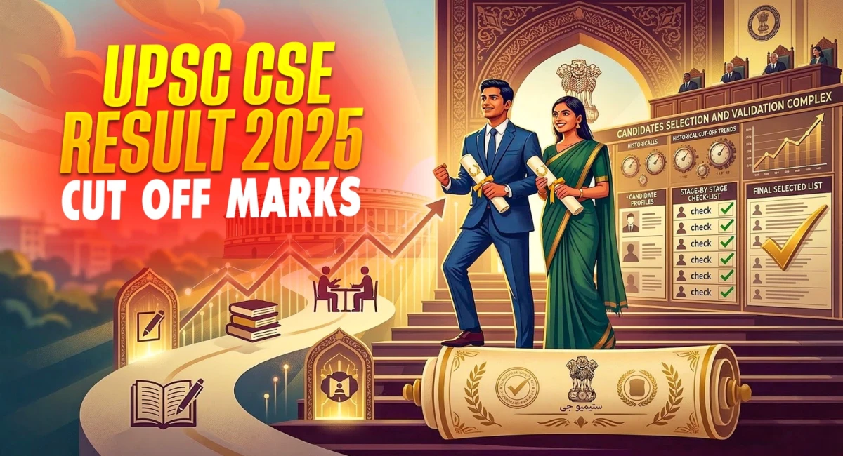 UPSC CSE RESULT 2025 - CUT OFF MARKS